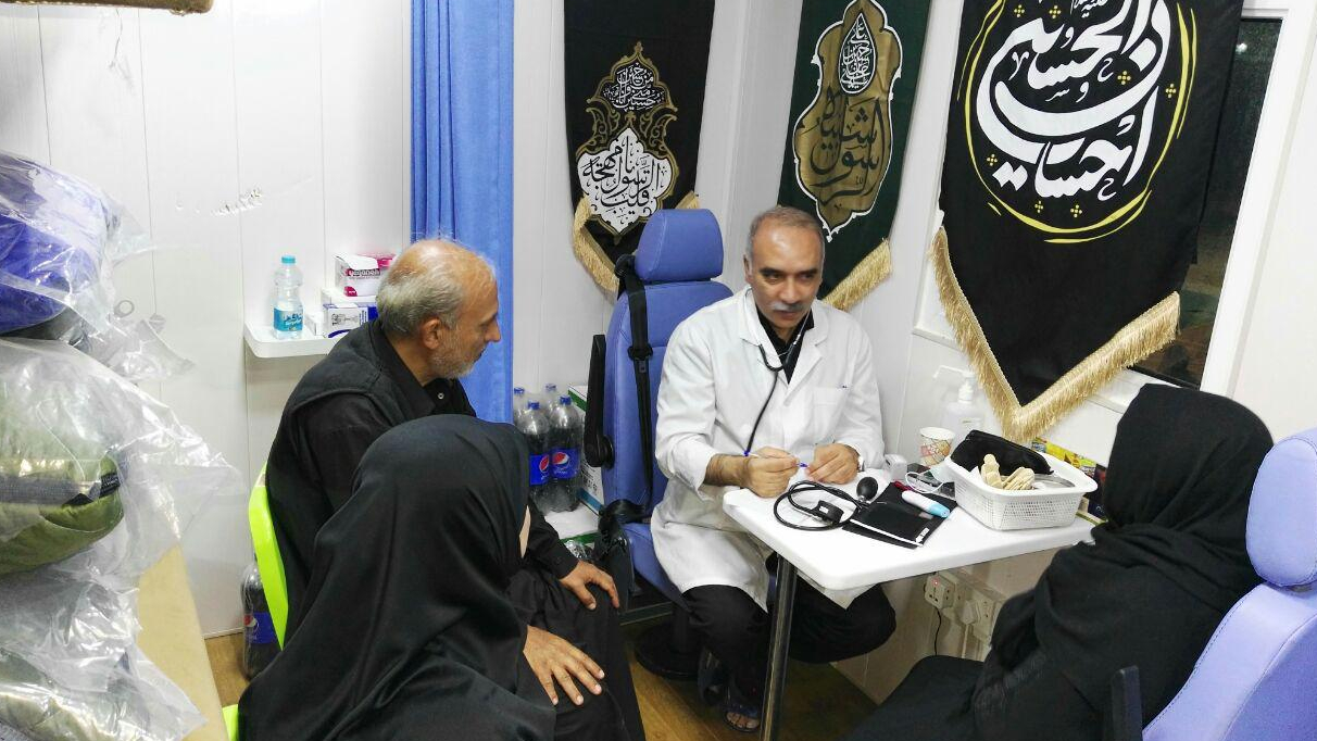 گزارش تصویری از خدمات‌رسانی ستاد اجرایی فرمان حضرت امام(ره) در مراسم اربعین (قسمت اول: خدمات درمانی و بهداشتی)